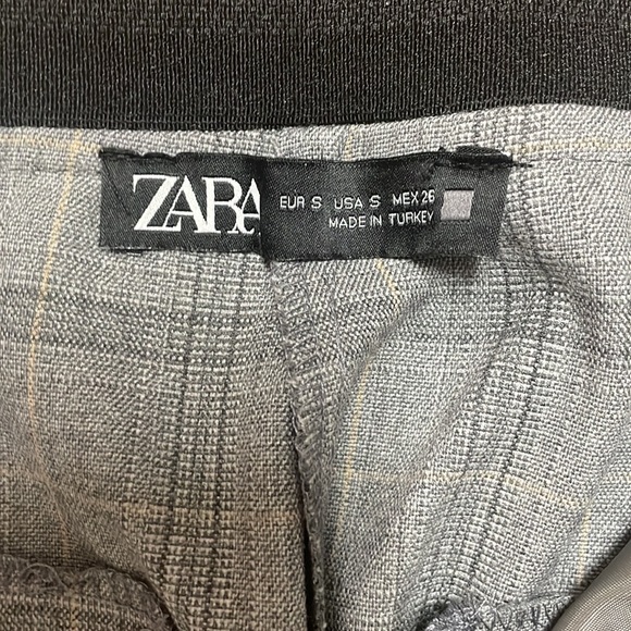 Zara women plaid pants. Small - Picture 4 of 6
